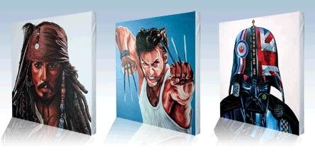 Captian Jack! = Captain Jack Sparrow / Hi, Mr. Logan = Wolverine / Darth Punked! = Darth Vader