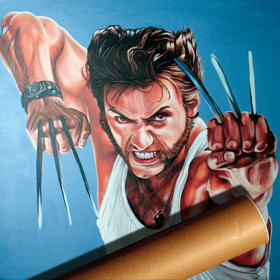 Wolverine / Hi, Mr. Logan! Art Print in a Tube