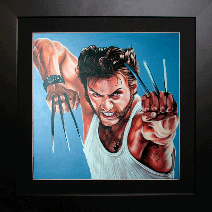 Wolverine / Hi, Mr. Logan! Art Print in Frame