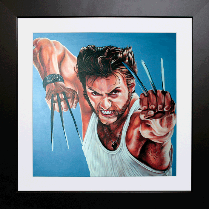 Wolverine / Hi, Mr. Logan! Art Print in Frame