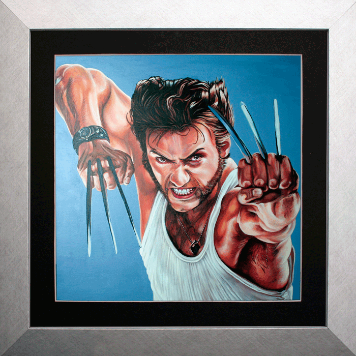 Wolverine / Hi, Mr. Logan! Art Print in Frame