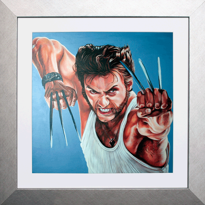 Wolverine / Hi, Mr. Logan! Art Print in Frame