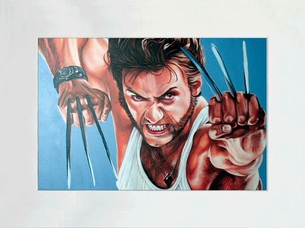 Wolverine / Hi, Mr. Logan! Art Print in A3 white mount