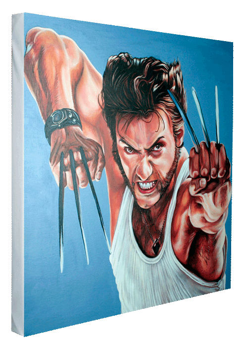 Wolverine / Hi, Mr. Logan! - painted canvas