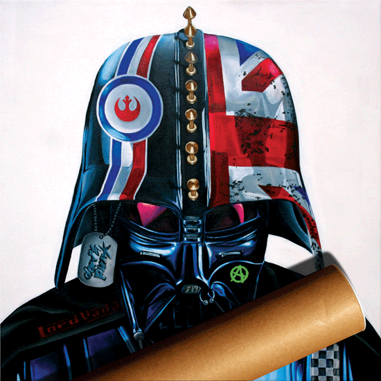 Darth Vader Art Print in a Tube