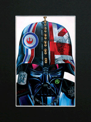 Darth Vader / Darth Punked! in A5 black mount