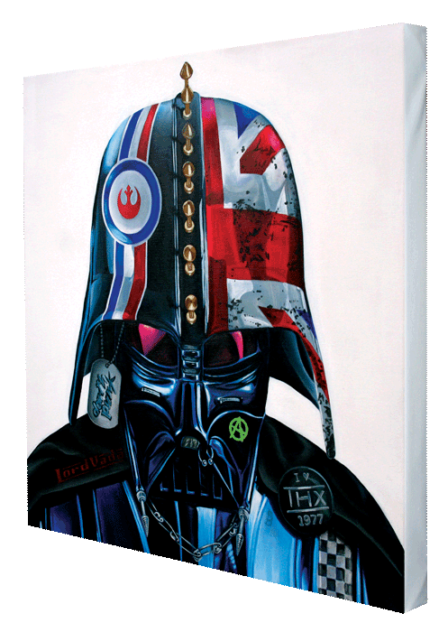 Darth Vader / Darth Punked! Printed Canvas