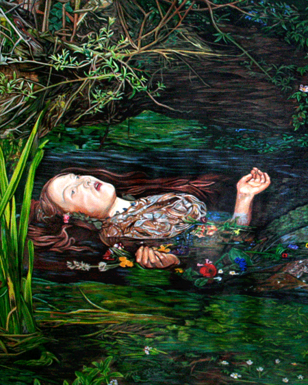 Ophelia - after J. E. Millais