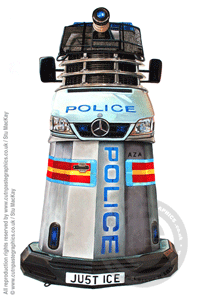 UKInvasion02 - CRIMINAL JUSTICE (police van + Dalek)