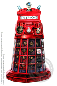 UKInvasion01 - PhoneHacked (phone box + Dalek)